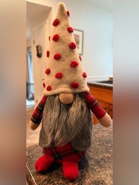 Mud Pie Scandinavian Gnome Plush Décor